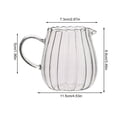 thumbnail image 3 of Clearance Under $5.14! 1Pc Glass Creamer Pitcher with Handle for Coffee and Milk (A, C), 3 of 6