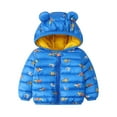 thumbnail image 2 of CSCHome 1-5T Winter Coats Bear Ears Hoods Light Puffer Down Jacket Outwear for Baby Boys Girls Lightweight Water-Resistant Packable Puffer Jacket Coat, 2 of 6