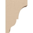 thumbnail image 3 of 2"W x 4"D x 6"H Classic Asheboro Rough Cedar Woodgrain TimberThane Corbel, Primed Tan, 3 of 6