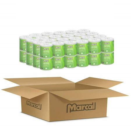 - Marcal - Small Steps Recycled Bath Tissue, 2-Ply, 336 Sheets - 48 Rolls