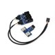thumbnail image 1 of Divisor de cabezal USB de 9 pines para placa base, macho 1 a hembra 2/4, cable divisor de extensión, puerto adaptador para conector de tarjeta de escritorio, 1 of 5