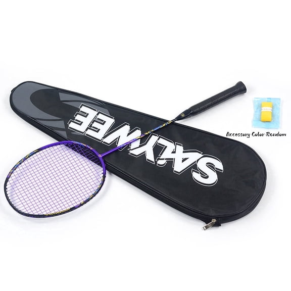 Dragon Lin Badminton Racket 5U G6 - T800 Carbon Fiber & 30T 6.8mm Mid Shaft, 28-32lbs, Secondary Molding Hybrid Frame, Fish Mouth Cone Cap, Offensive Racquets (300±3mm)