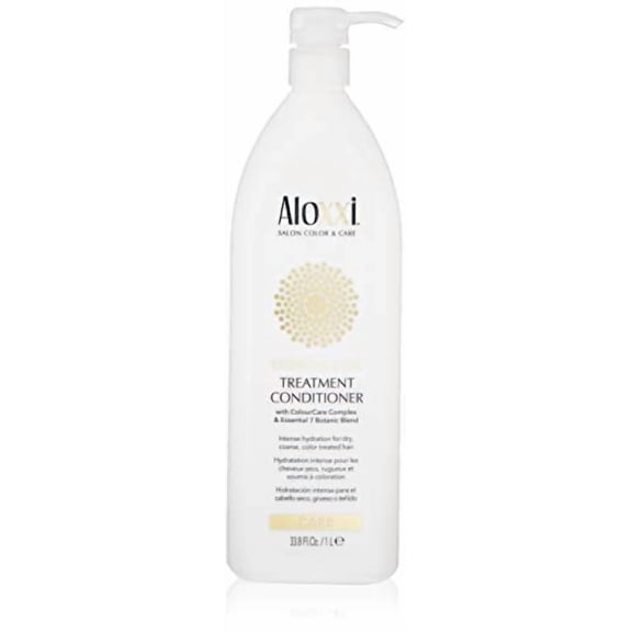 ALOXXI Hair Treatment Conditioner- Moisturizing Conditioner for Dry, Damaged & Frizzy Hair- 7 Essential Oil Blend- Safe for Color Treated Hair- Makes Hair Soft & Manageable- Paraben Free, 33.8 Fl Oz