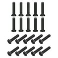 thumbnail image 1 of Tornillos de máquina anti-robo de cabeza plana Torx Uxcell M6-1.0x30mm, paquete de 20, acero aleado de grado 10.9, accionamiento Torx, cabeza avellanada, rosca completa, acabado de óxido negro, 1 of 6