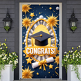 thumbnail image 5 of Pink Theme Senior Graduation Banner Senior Grad Design Class of 2026 Display Graduation Cap Black Background Grad Backdrop for Graduation Party Senior Class Event 2026 Commencement, 5 of 9