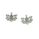 thumbnail image 4 of 50 PCS Tibetan Silver OM (AUM) Yoga Lotus Flower Charms Haciendo DIY Sunnimix flor de loto encanto a granel, 4 of 7