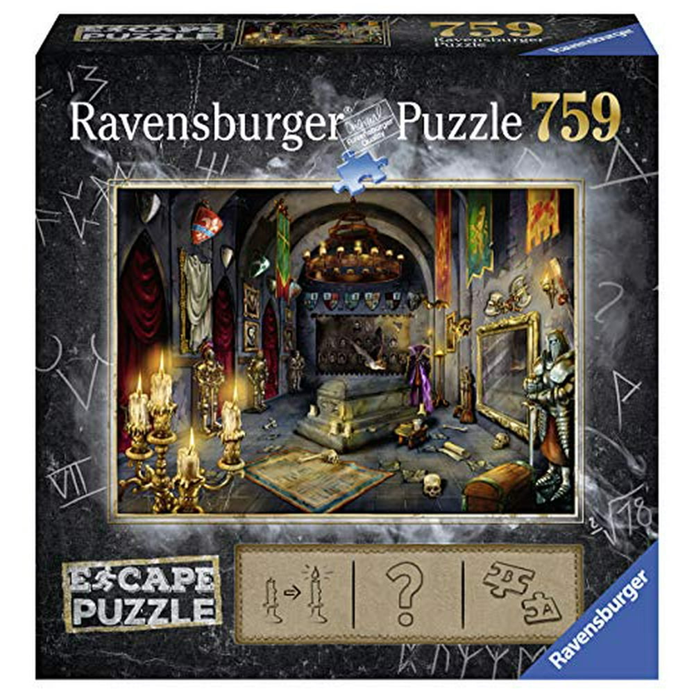Ravensburger Escape Puzzle Vampire's Castle 759 Piece Jigsaw Puzzle for