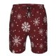 thumbnail image 3 of Balery Romantic white snowflakes Traje de Baño Estilo Hawaiano para Hombre, Shorts de Secado Rápido con Bolsillos-3X-Large, 3 of 6