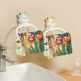 thumbnail image 6 of Labrador Dog Flower Kitchen Towels 6 Pcs Dish Towels Absorbent Soft Quick Dry Towel Dish Rags for Washing Dishes, 6 of 8
