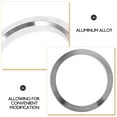 thumbnail image 4 of Diekin 4pcs Hub Centric Ring 60.1mm To 73.1mm Wheel Centering Ring Car Exterior Decoration, 4 of 5