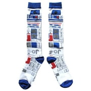 Star Wars R2-D2 Ugly Sweater Pattern Junior/Women's Christmas Socks Shoe Size 4-10