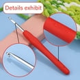 thumbnail image 5 of Jupean Aluminum Crochet Hooks with Ergonomic Grip, Assorted, 4.5 mm, 5 of 7