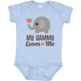 thumbnail image 3 of Inktastic My Gammy Loves Me Grandchild Boys or Girls Baby Bodysuit, 3 of 5