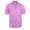 Raspberry/Cotton Candy, variant on Monterey Club Men's Small Tile Print Tailored Collar Short Sleeve Golf Polo Shirt #3514