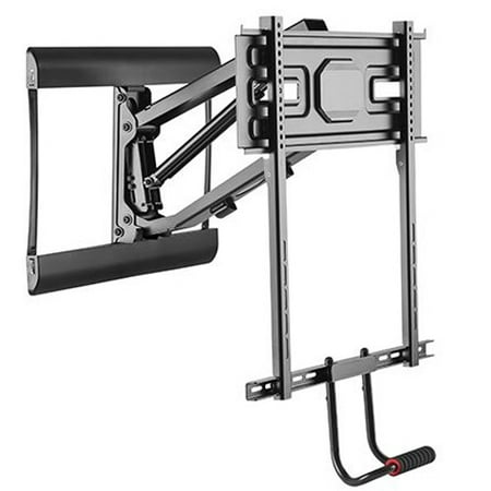 Impact Mounts Above Fireplace Pull-Down Full-Motion TV ...