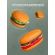 thumbnail image 5 of 1pc Kids' Combo Toy Mini House Set - Burger & Fried Potato & Western Kitchen & Simulated Food, 5 of 5