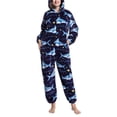 thumbnail image 1 of Pijamas De Una Pieza Para Adultos Jammies Con Capucha Estampado De Patrones De Dibujos Animados Mantenga El Calor Mangas Largas Pijamas De Una Pieza Para El Hogar Tipo 5 XL ANGGREK No, 1 of 6