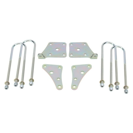S10 Leaf Springs - S10 10-Bolt Rear Axle Retrofit Leaf Spring Mount Kit, 8 Inch Bolts