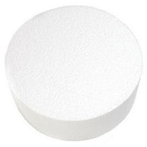 Oasis Supply 747064 Dummy Round Cake, 14" x 4", White