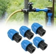 thumbnail image 1 of Water Pipe Quick Connector Coupling Kit Female Thread Straight Through Plumbing Fittings 5PCS, 1 of 7