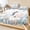 White, variant on King Size Fitted Sheet Set - Coastal Pumpkins Fall 3 Piece Bedding Sets 16" Deep Pocket Fitted Sheet with 2 Pillowcases, Thanksgiving Weeping Wooden Brushed Microfiber Hotel Luxury Bed Sheets
