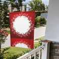 thumbnail image 5 of Wukai Winter Christmas Snowflake Garden Flags Double Sided Welcome Garden Yard House Flags Outside Outdoor House (Only Flag), 5 of 8