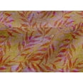 thumbnail image 5 of oneOone Viscose Jersey Pale Orange Fabric Leaves Dress Material Fabric Print Fabric By The Yard 60 Inch Wide, 5 of 7
