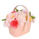 thumbnail image 1 of Caja de flores de jabón, ramo de flores de jabón con cesta, rosa de jabón artificial, belleza eterna, fabricante de romance, regalo creativo para el día de la madre, día de San Valentín (rosa) kaili Sencillez, 1 of 5
