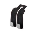 thumbnail image 2 of Leather Car Seat Headrest Double Hooks Organizer Durable Bag Holder For Auto,D Car Seat Back Storage Hooks, 2 of 6