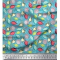 thumbnail image 1 of Soimoi Blue Cotton Voile Fabric Dot & Ornaments Christmas Print Fabric by Yard 42 Inch Wide, 1 of 3