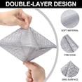 thumbnail image 3 of Woeilo 6 Pack Multipurpose Wire Dishwashing Rag, Double-Layer Steel Non Scratch Wire Dishcloth, Powerful Cleaning Wire Washing Cloth for Kitchen, 3 of 5