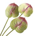 thumbnail image 3 of Accesorios simulación impresión 3D trompeta sensación de mano anthurium sala de estar decoración del hogar ramo de simulación flamenco palma blanca ANGGREK  Otros, 3 of 8