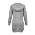thumbnail image 7 of Hvogkswy Long Cardigan Sweaters for Women Long Sleeve Oversized Knit Outerwear Fall Casual Hooded Cardigan with Pockets, 7 of 7