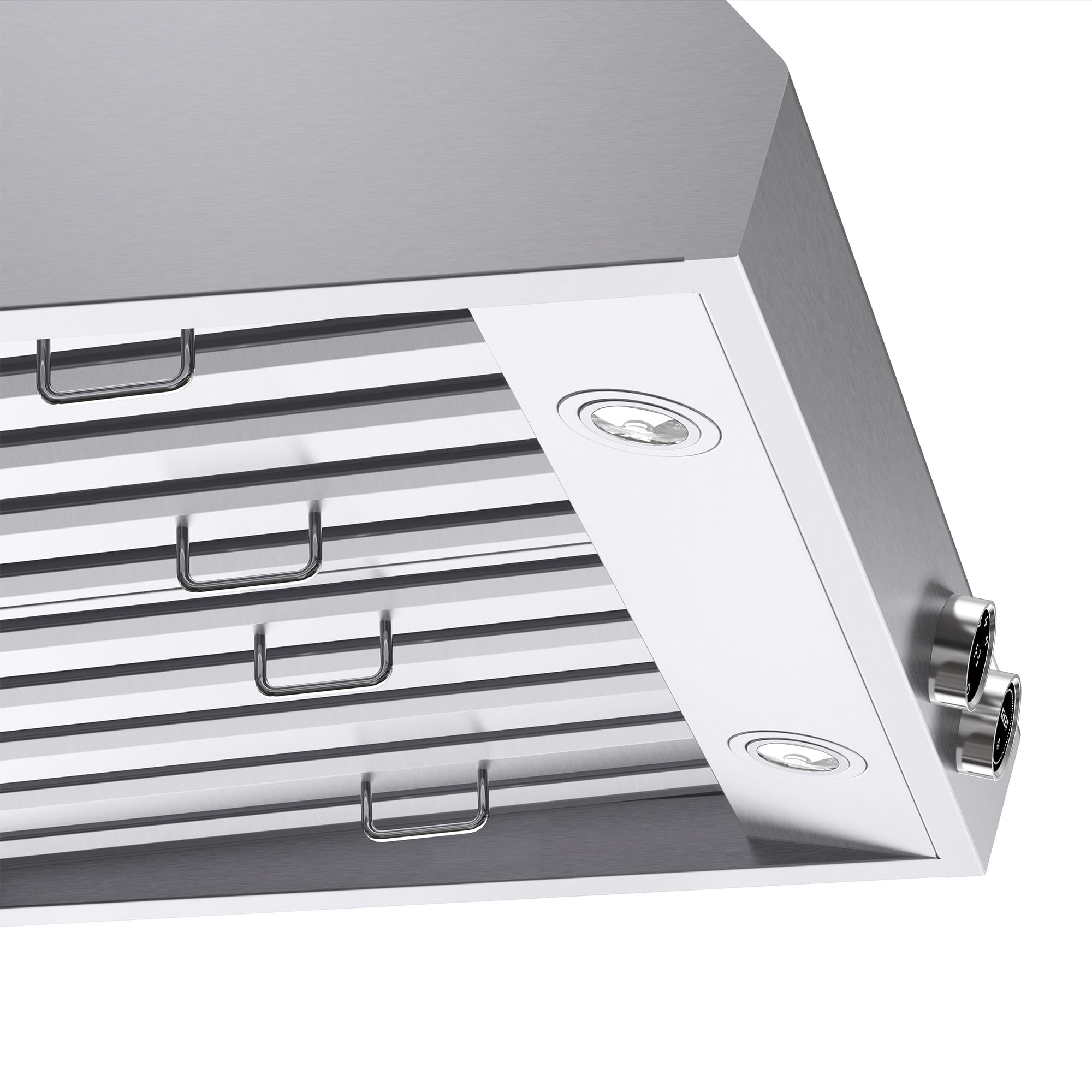 30 in. 4.2 cu. ft. 4 Burners Dual Fuel Range + Wall Mount Range Hood