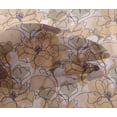 thumbnail image 5 of oneOone Viscose Chiffon Brown Fabric Abstract Line Drawing Floral Fabric For Sewing Printed Craft Fabric By The Yard 42 Inch Wide, 5 of 6