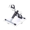 thumbnail image 5 of Mini Exercise Bike, Folding Foot Pedal Exerciser Under Desk Bicycle for Arm and Leg Exerciser, 5 of 12