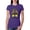 Purple Rush, variant on Wild Bobby, Messy Bun Softball Mom Life Game Day Vibes Sports Lover | Mother's Day Sports Womens Slim Fit Junior Tee, Purple Rush, S