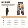 thumbnail image 3 of KLL Womens Romantic Flower Fox Print Pajama Pants Soft Pajama Bottoms for Women Cozy Lounge Pants, 3 of 5