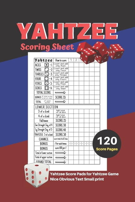 yahtzee scoring sheet v9 yahtzee score pads for yahtzee