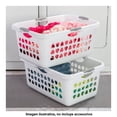 thumbnail image 4 of Cesta para Ropa Sterilite Cuadrada con 4 Asas Blanco 67 Litros, 4 of 4