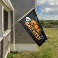 thumbnail image 5 of 24x36 inch Garden Hanging Flag Square Double Sided Flag Garden Garage nd Patio Decorative Flag Halloween with Pumpkin Bat and Skull, 5 of 6