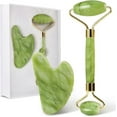 thumbnail image 1 of Gua Sha and Jade Roller Set, Gua Sha Stone, Face Roller Massage Tool for Skin Care Routine, Guasha Tool for Face, Neck and Body Muscle, 1 of 4