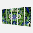 thumbnail image 2 of Motif de fée magique verte - Impression sur toile florale, 2 of 3
