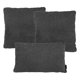 thumbnail image 1 of Set de 3 Cojines (1 Rectangular y 2 Cuadrados Grandes) Gris Carbon, 1 of 7