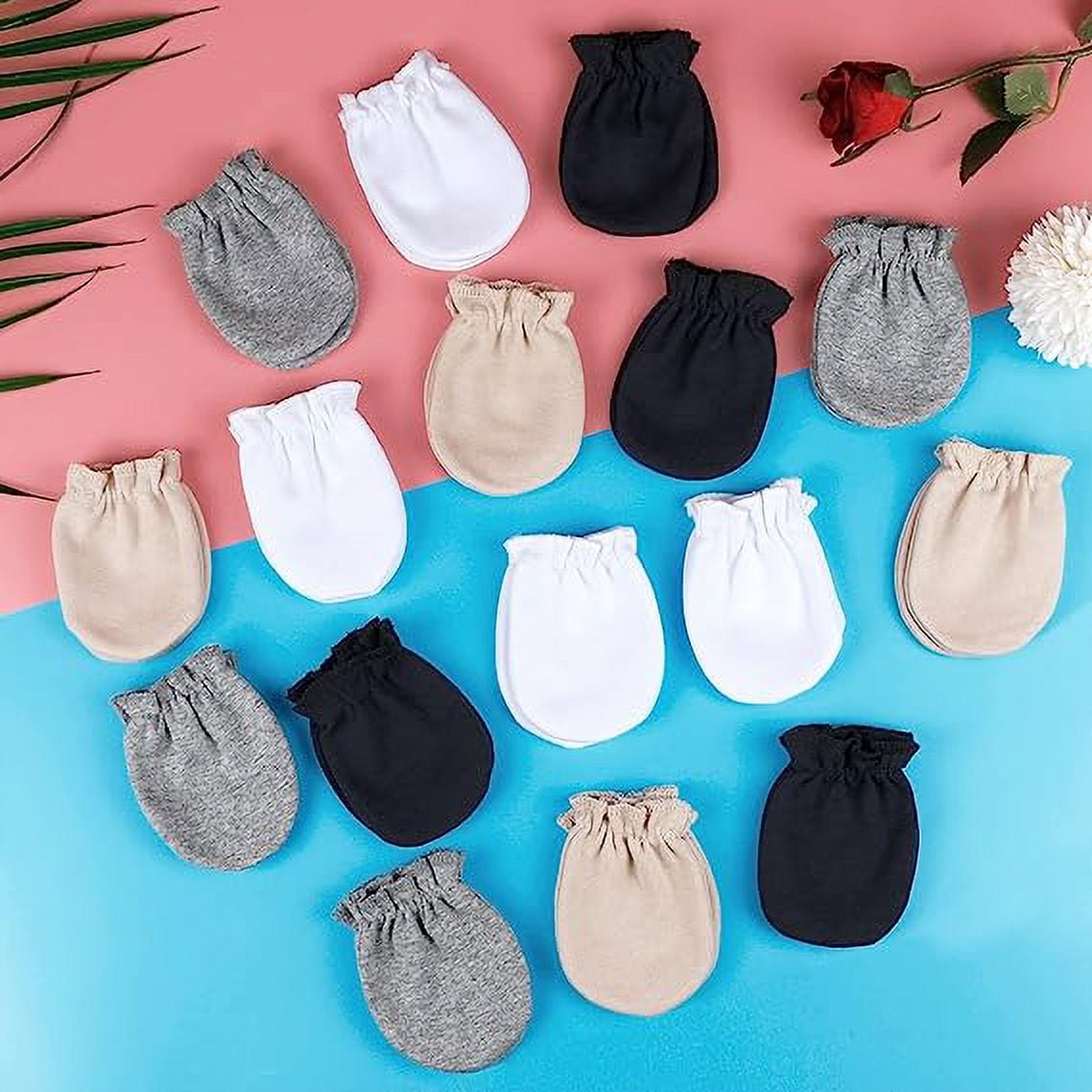 Baby Essentials Boy ONESING 16-Pack Baby Mittens (0-6 Months