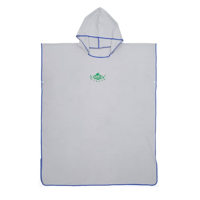 JTWEEN Bata Toalla Cambiante Toalla Poncho Bata con Capucha Microfibra Ligera de Secado Rápido para Surf Natación y Playa Se Adapta a Hombres Mujeres Adultos