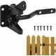 thumbnail image 1 of Perno de puerta automático negro, pestillo automático para puerta de jardín, cerradura de puerta de jardín con 6 tornillos para puerta de cerca de Willow Farm Sincero Electrónica, 1 of 5