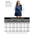 thumbnail image 4 of Plus Size Dresses for Women, VEPKUL Crew Neck T Shirt Dress Long Sleeve Casual Loose Swing Fall Dress Tie Dye with Pockets, 4 of 8