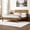 Walnut, variant on FLEXISPOT Queen Size Solid Wood Platform Bed Frame with Headboard, No Tools Required, 1200 lbs Heavy Duty, Quiet Design, Easy Assembly, Walnut