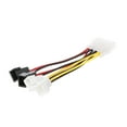 thumbnail image 2 of Milue D Type Large 4Pin Molex to 4 3-Pin Multiplier PC Cooling Fan Extension Cable, 2 of 9